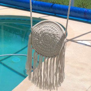 Crossbody knitted bag